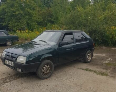 Зеленый Шкода Фаворит, объемом двигателя 1.3 л и пробегом 197 тыс. км за 500 $, фото 1 на Automoto.ua