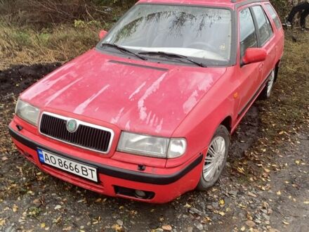 Красный Шкода Фелиция, объемом двигателя 1.6 л и пробегом 260 тыс. км за 1970 $, фото 1 на Automoto.ua
