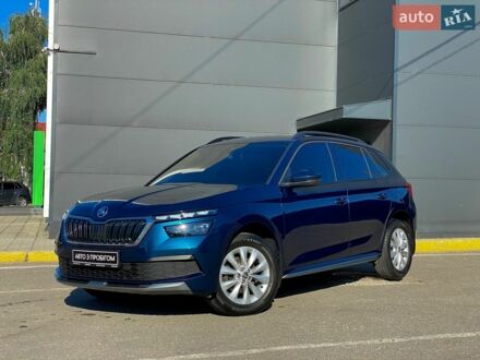 Синій Шкода KAMIQ, об'ємом двигуна 1.5 л та пробігом 82 тис. км за 20500 $, фото 1 на Automoto.ua