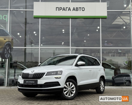 Белый Шкода Karoq, объемом двигателя 1.5 л и пробегом 94 тыс. км за 19300 $, фото 1 на Automoto.ua