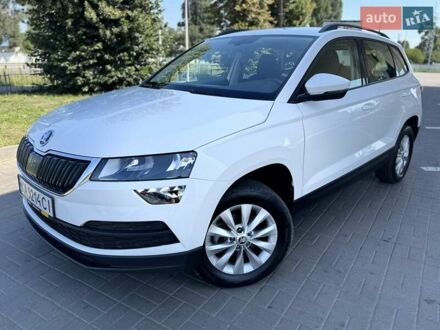 Белый Шкода Karoq, объемом двигателя 1.97 л и пробегом 78 тыс. км за 22000 $, фото 1 на Automoto.ua