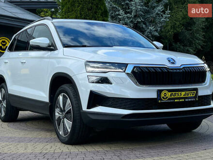 Шкода Karoq 2022 в Львове на Automoto.ua Белый Шкода Karoq, объемом двигателя 1.4 л и пробегом 39 тыс. км за 27800 $, фото 1 на Automoto.ua