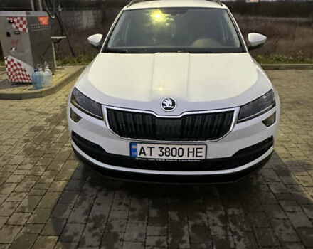 Белый Шкода Karoq, объемом двигателя 1.4 л и пробегом 50 тыс. км за 27000 $, фото 1 на Automoto.ua