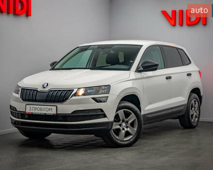 Білий Шкода Karoq, об'ємом двигуна 1.4 л та пробігом 48 тис. км за 23591 $, фото 1 на Automoto.ua