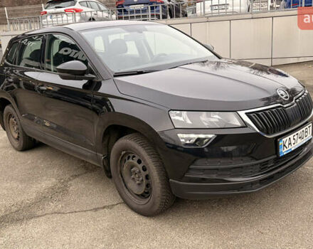 Черный Шкода Karoq, объемом двигателя 1.4 л и пробегом 94 тыс. км за 20800 $, фото 1 на Automoto.ua
