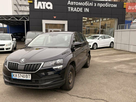 Черный Шкода Karoq, объемом двигателя 1.4 л и пробегом 94 тыс. км за 20800 $, фото 1 на Automoto.ua