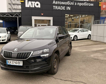 Черный Шкода Karoq, объемом двигателя 1.4 л и пробегом 94 тыс. км за 20800 $, фото 1 на Automoto.ua