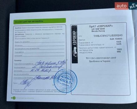 Серый Шкода Karoq, объемом двигателя 1.4 л и пробегом 60 тыс. км за 22000 $, фото 36 на Automoto.ua