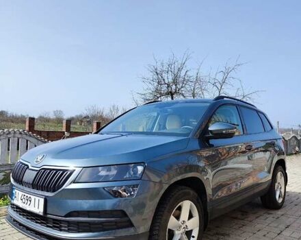 Сірий Шкода Karoq, об'ємом двигуна 1.5 л та пробігом 75 тис. км за 21500 $, фото 1 на Automoto.ua