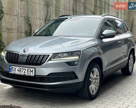 Серый Шкода Karoq, объемом двигателя 1.4 л и пробегом 93 тыс. км за 22000 $, фото 1 на Automoto.ua