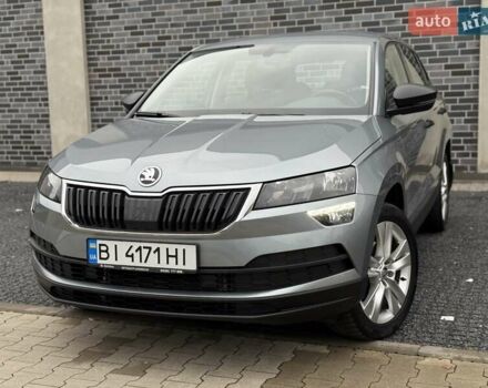 Серый Шкода Karoq, объемом двигателя 1.4 л и пробегом 48 тыс. км за 21500 $, фото 1 на Automoto.ua
