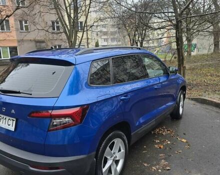 Синій Шкода Karoq, об'ємом двигуна 1.5 л та пробігом 66 тис. км за 21000 $, фото 1 на Automoto.ua