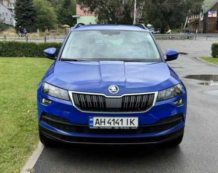 Синий Шкода Karoq, объемом двигателя 1.4 л и пробегом 47 тыс. км за 23000 $, фото 1 на Automoto.ua