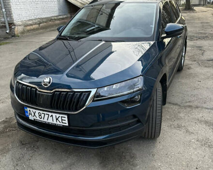 Синий Шкода Karoq, объемом двигателя 1.4 л и пробегом 25 тыс. км за 23200 $, фото 4 на Automoto.ua