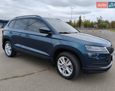 Синий Шкода Karoq, объемом двигателя 1.4 л и пробегом 51 тыс. км за 22750 $, фото 1 на Automoto.ua