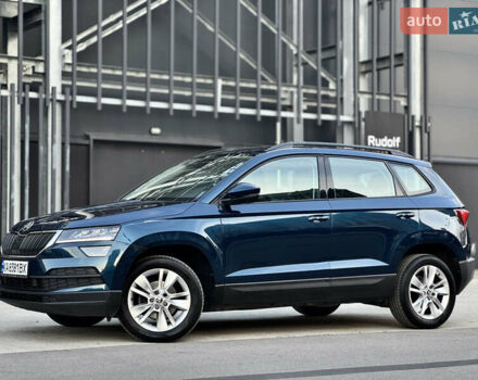 Синий Шкода Karoq, объемом двигателя 1.4 л и пробегом 58 тыс. км за 23950 $, фото 5 на Automoto.ua