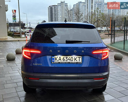 Синий Шкода Karoq, объемом двигателя 1.4 л и пробегом 57 тыс. км за 23999 $, фото 4 на Automoto.ua