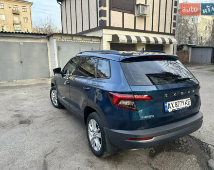Синий Шкода Karoq, объемом двигателя 1.4 л и пробегом 25 тыс. км за 23200 $, фото 3 на Automoto.ua
