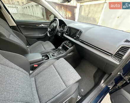 Синий Шкода Karoq, объемом двигателя 1.4 л и пробегом 25 тыс. км за 23200 $, фото 14 на Automoto.ua