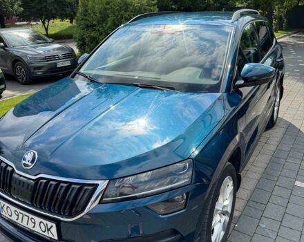 Синий Шкода Karoq, объемом двигателя 1.4 л и пробегом 33 тыс. км за 27200 $, фото 1 на Automoto.ua