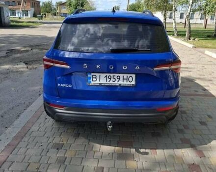 Синий Шкода Karoq, объемом двигателя 1.97 л и пробегом 29 тыс. км за 27000 $, фото 4 на Automoto.ua