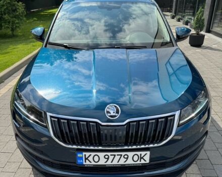 Синий Шкода Karoq, объемом двигателя 1.4 л и пробегом 33 тыс. км за 27200 $, фото 4 на Automoto.ua