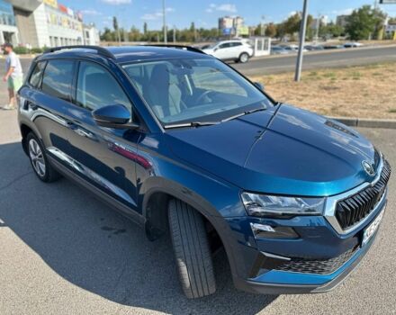 Синий Шкода Karoq, объемом двигателя 1.4 л и пробегом 26 тыс. км за 26500 $, фото 1 на Automoto.ua