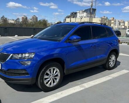 Синий Шкода Karoq, объемом двигателя 1.4 л и пробегом 95 тыс. км за 21500 $, фото 1 на Automoto.ua