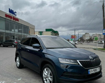 Синий Шкода Karoq, объемом двигателя 1.4 л и пробегом 80 тыс. км за 23499 $, фото 1 на Automoto.ua