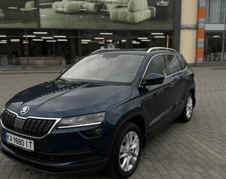 Синий Шкода Karoq, объемом двигателя 1.4 л и пробегом 70 тыс. км за 24200 $, фото 1 на Automoto.ua