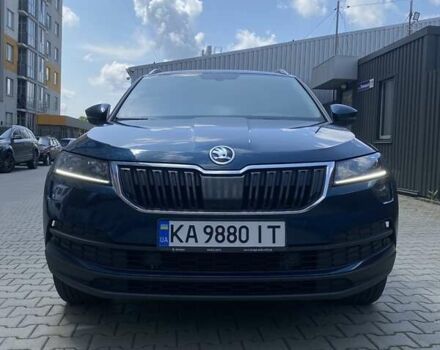 Синий Шкода Karoq, объемом двигателя 1.4 л и пробегом 73 тыс. км за 24000 $, фото 1 на Automoto.ua