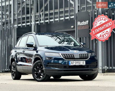 Синий Шкода Karoq, объемом двигателя 1.4 л и пробегом 19 тыс. км за 24950 $, фото 1 на Automoto.ua
