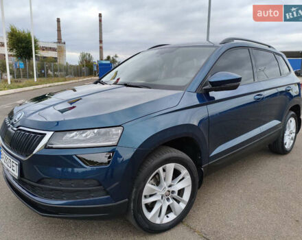 Синий Шкода Karoq, объемом двигателя 1.4 л и пробегом 51 тыс. км за 22750 $, фото 1 на Automoto.ua