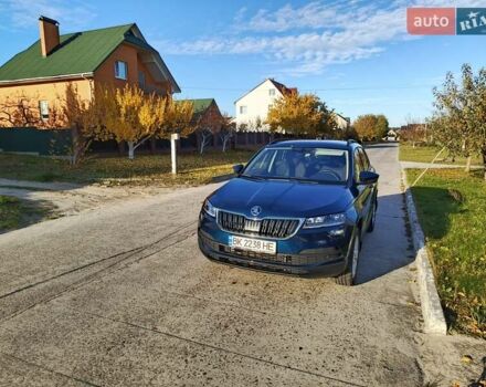 Синий Шкода Karoq, объемом двигателя 1.4 л и пробегом 21 тыс. км за 25300 $, фото 1 на Automoto.ua
