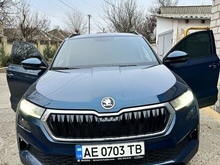 Шкода Karoq 2022 в Днепре (Днепропетровске) на Automoto.ua Синий Шкода Karoq, объемом двигателя 1.4 л и пробегом 17 тыс. км за 26500 $, фото 1 на Automoto.ua