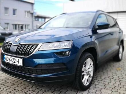 Шкода Karoq 2022 в Ужгороде на Automoto.ua Синий Шкода Karoq, объемом двигателя 1.4 л и пробегом 33 тыс. км за 27500 $, фото 1 на Automoto.ua