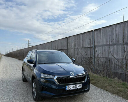 Синий Шкода Karoq, объемом двигателя 1.4 л и пробегом 42 тыс. км за 27500 $, фото 1 на Automoto.ua