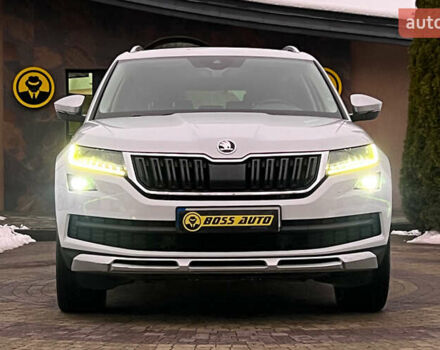 Белый Шкода Kodiaq, объемом двигателя 1.97 л и пробегом 147 тыс. км за 26900 $, фото 1 на Automoto.ua