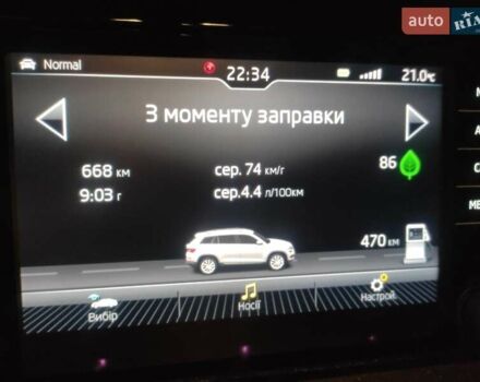 Белый Шкода Kodiaq, объемом двигателя 1.97 л и пробегом 215 тыс. км за 25500 $, фото 8 на Automoto.ua