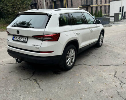 Білий Шкода Kodiaq, об'ємом двигуна 1.97 л та пробігом 218 тис. км за 27300 $, фото 8 на Automoto.ua