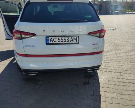 Білий Шкода Kodiaq, об'ємом двигуна 1.97 л та пробігом 160 тис. км за 35999 $, фото 7 на Automoto.ua