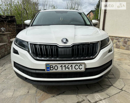 Білий Шкода Kodiaq, об'ємом двигуна 1.97 л та пробігом 51 тис. км за 32700 $, фото 1 на Automoto.ua