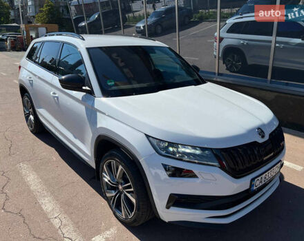 Білий Шкода Kodiaq, об'ємом двигуна 2 л та пробігом 122 тис. км за 39800 $, фото 39 на Automoto.ua