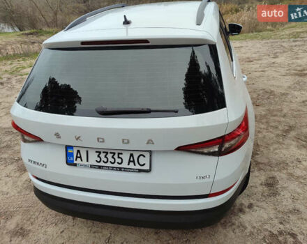 Белый Шкода Kodiaq, объемом двигателя 1.98 л и пробегом 74 тыс. км за 29500 $, фото 12 на Automoto.ua