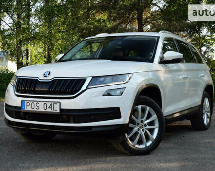 Белый Шкода Kodiaq, объемом двигателя 1.97 л и пробегом 173 тыс. км за 30550 $, фото 1 на Automoto.ua