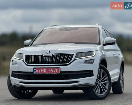 Белый Шкода Kodiaq, объемом двигателя 2 л и пробегом 153 тыс. км за 35600 $, фото 2 на Automoto.ua
