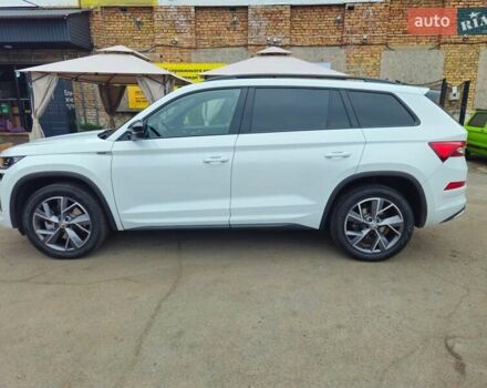Белый Шкода Kodiaq, объемом двигателя 1.98 л и пробегом 44 тыс. км за 39000 $, фото 1 на Automoto.ua