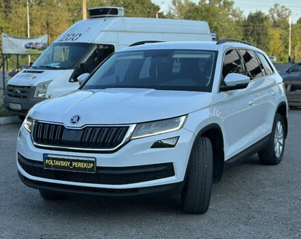 Белый Шкода Kodiaq, объемом двигателя 1.98 л и пробегом 57 тыс. км за 26500 $, фото 1 на Automoto.ua