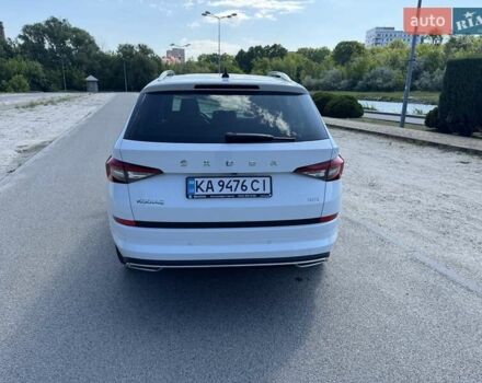 Белый Шкода Kodiaq, объемом двигателя 1.98 л и пробегом 104 тыс. км за 35300 $, фото 7 на Automoto.ua