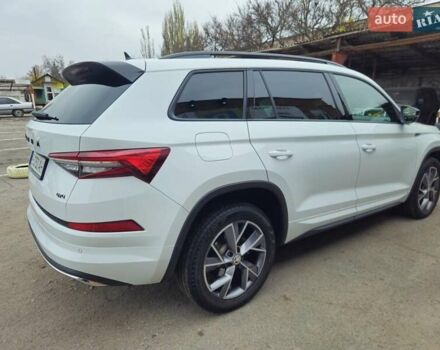 Белый Шкода Kodiaq, объемом двигателя 1.98 л и пробегом 44 тыс. км за 39000 $, фото 6 на Automoto.ua